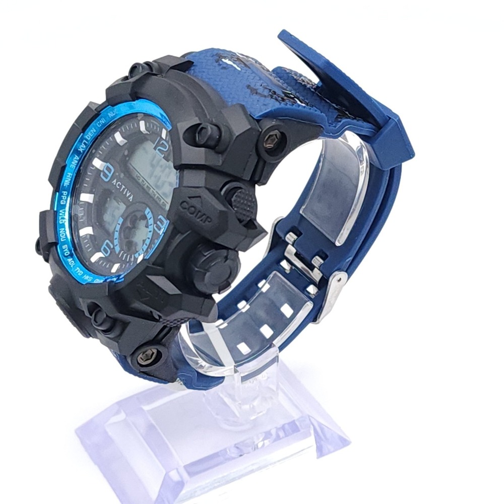Activa Invicta Blue Camo Digital Sport Watch 54mm Men - Picture 10 of 17